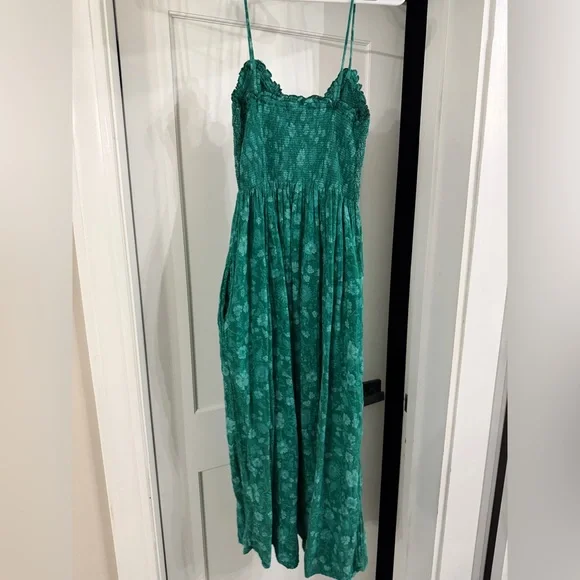 Free People Smocked Floral Maxi Dress - Picture 3 of 5